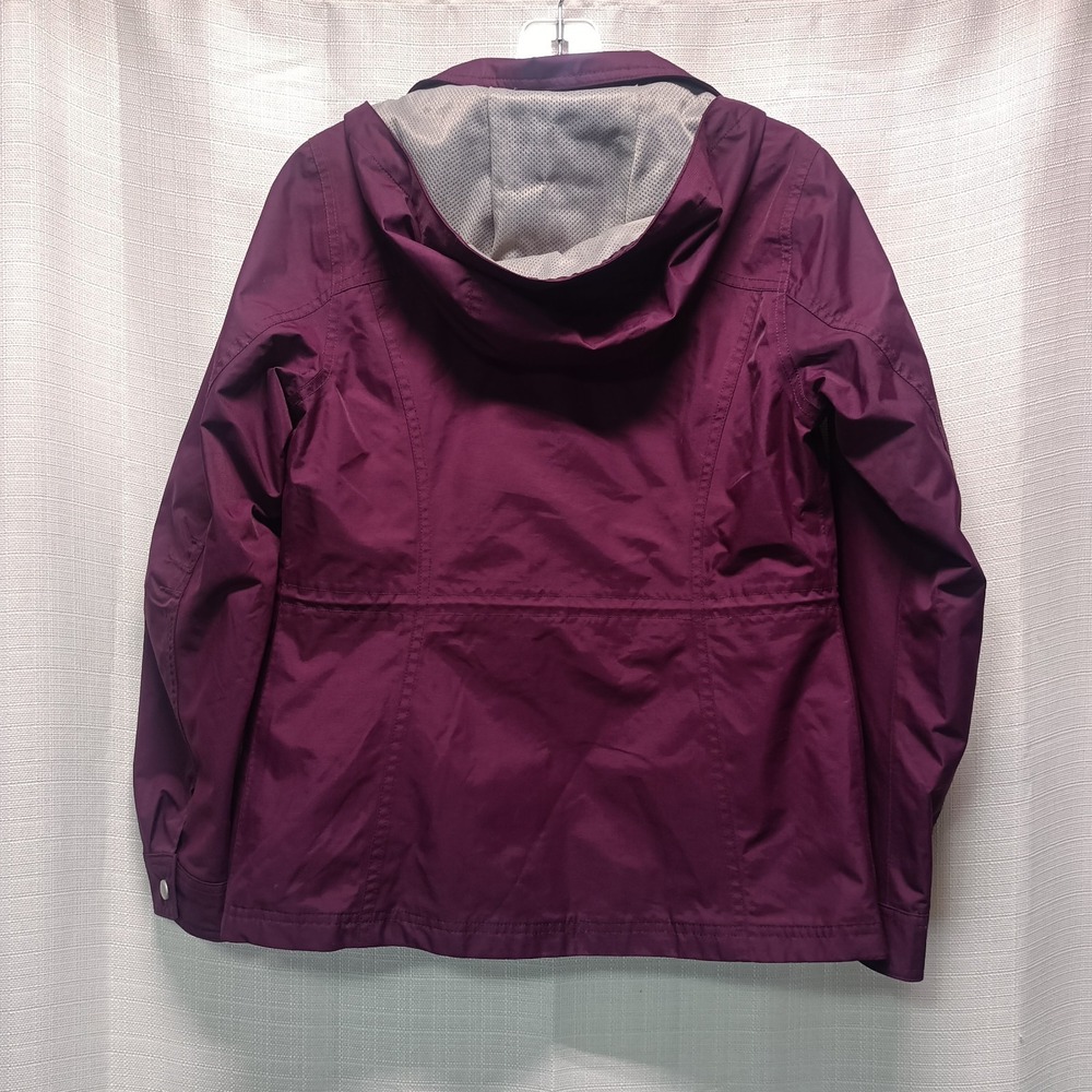 Eddie Bauer Jacket Womens XS Burgundy Travex‎ Weatheredge Hooded Outdoor Coat - Picture 10 of 10